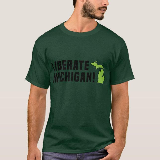 Befreie Michigan T-Shirt (Vorderseite)