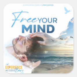 Befreien Sie Ihren Minenaufkleber Quadratischer Aufkleber