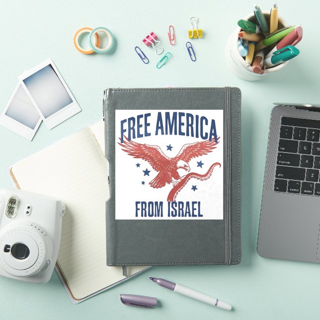 Befreit Amerika von Israel Aufkleber (iPad Hülle)