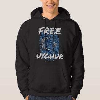 Befreit die Uiguren Befreit Uigur Uigurische Flagg Hoodie