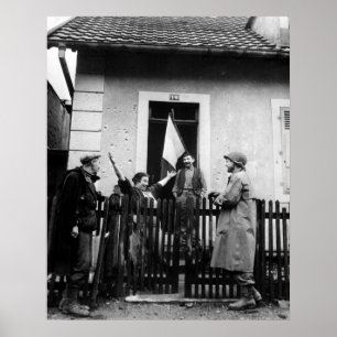 Befreiung von Belfort, Frankreich Poster