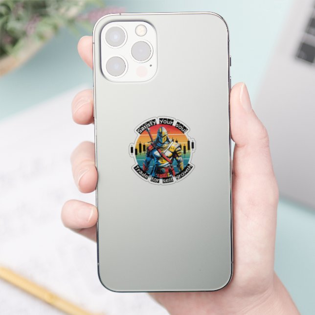 Befriedigen | Handelsmotivation | Fantasy-Design Aufkleber (Telefon)