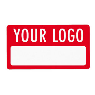 Befristete rote Namensmarken mit Logo-Abzeichen-Au