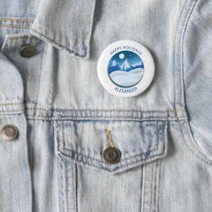 Befrostete Friedenslandschaft individuell Button