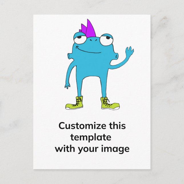 BeFunky Vertikale Postkarte (Vorderseite)