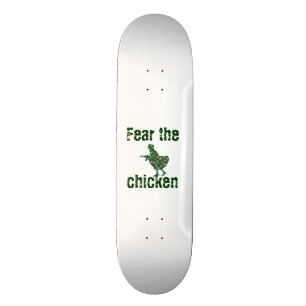befürchten Sie das Huhn-Skateboard Skateboard