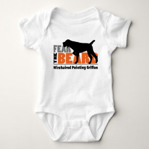 Befürchten Sie den Bart - das Drahthaar, das Baby Strampler