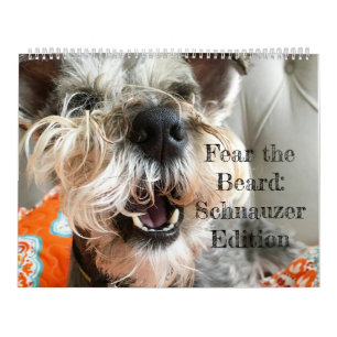 Befürchten Sie den Bart: Schnauzer-Ausgabe Kalender