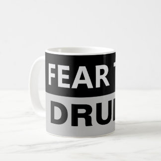 BEFÜRCHTEN SIE DEN DRUMS Drummer Percussionist Mus Kaffeetasse