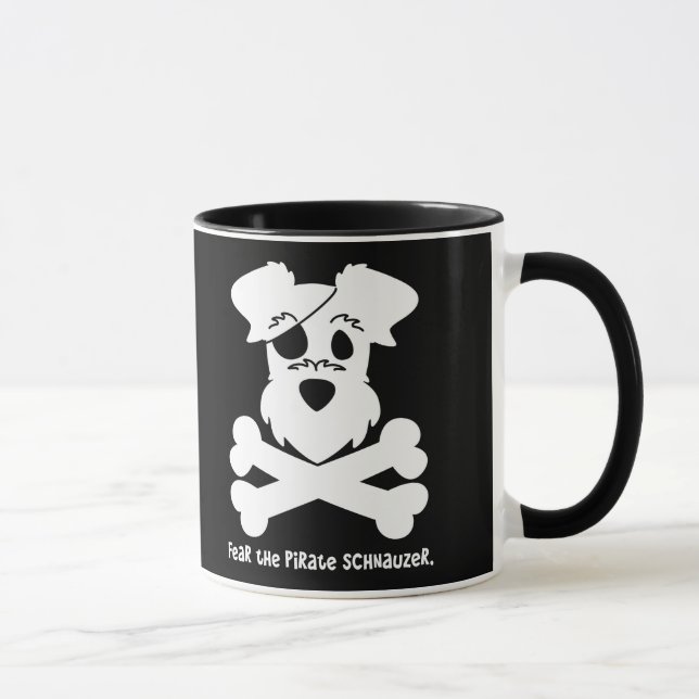 Befürchten Sie den PiratSchnauzer Tasse (Rechts)