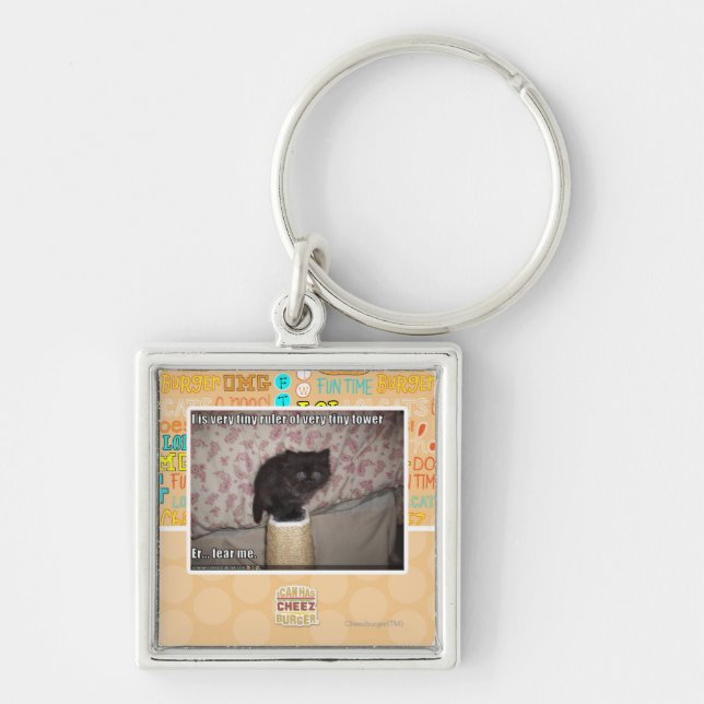 Befürchten Sie mich Schlüsselanhänger (Vorne)