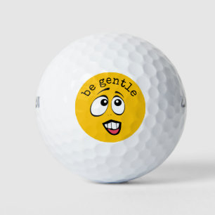Befürchteter Yellow Emoji Golfball