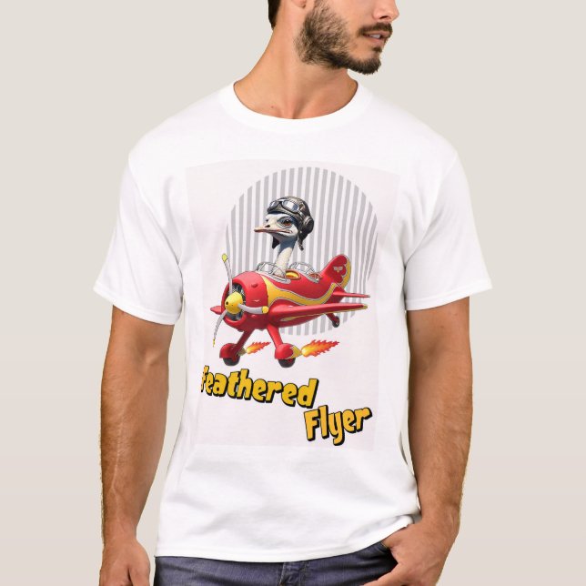 " BEFÜRCHTTER FLYER " T-Shirt (Vorderseite)