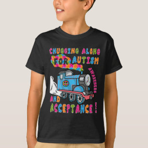 Befürworter Akzeptanz Zug Puzzle Cool Autismus bew T-Shirt