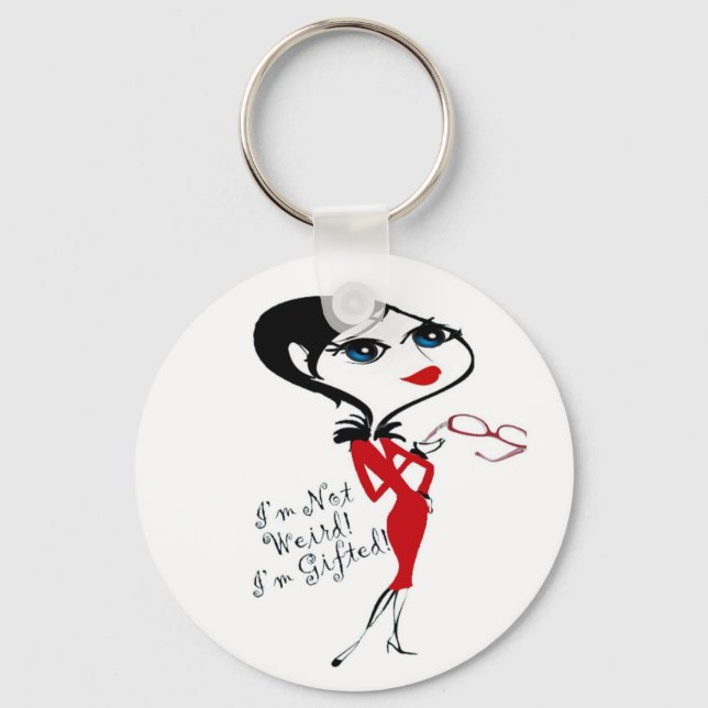 begabt schlüsselanhänger (Vorderseite)