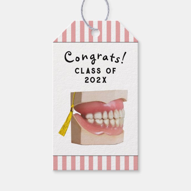 Begabungsfeiertag für Zahnärzte Geschenkanhänger (Vorderseite)