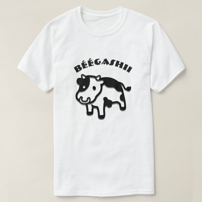 Bégashii - Kuh in navajo T-Shirt (Design vorne)