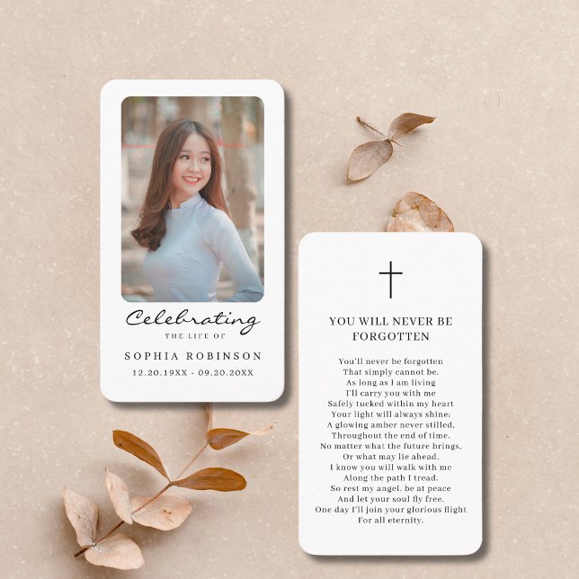 Begehung der Gedenkkarte für das Foto des Lebens Visitenkarte (Von Creator hochgeladen)