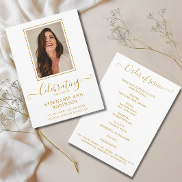 Begehung des Life Foto Gold Order of Service Programm