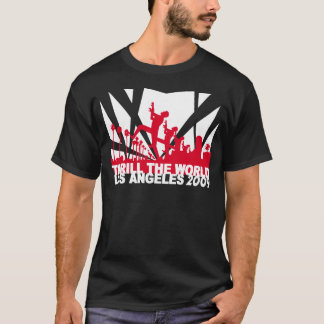 begeistern Sie das WeltLos Angeles ~ Schwarze 2009 T-Shirt