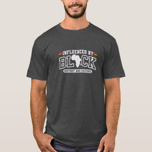 Begeistert von schwarzer Geschichte und Kultur T-Shirt