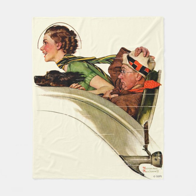Begeisterung Fleecedecke (Vorderseite)