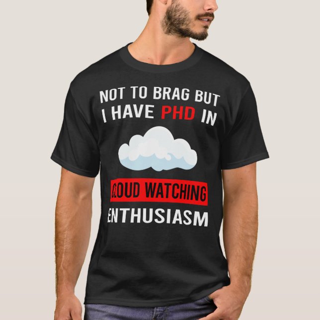 Begeisterung für Cloud-Watching T-Shirt (Vorderseite)