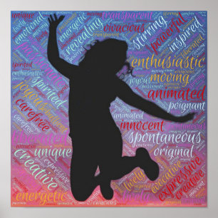 Begeisterungs-Inspirations-motivierend Plakat