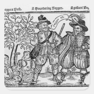 Beggars All Quadratischer Aufkleber