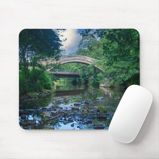 Beggar's Bridge, Glaisdale Mousepad (Mit Mouse)