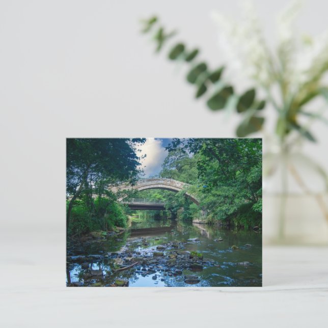 Beggar's Bridge, Glaisdale Postkarte (Stehend Vorderseite)