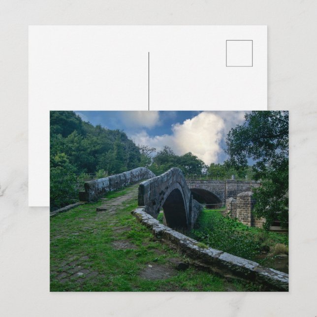 Beggar's Bridge, Glaisdale Postkarte (Vorne/Hinten)