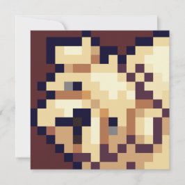 Begging puppy pixelart karte