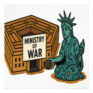 Beging für den Frieden: Freiheit vor dem Minister Fotodruck