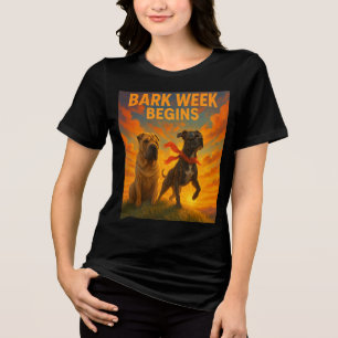 Beginn der Bark Week Tri-Blend Shirt