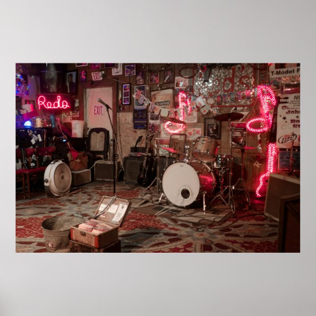 Beginn der Nacht am Juke Joint Poster (Vorne)