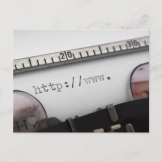 Beginn der URL Postkarte
