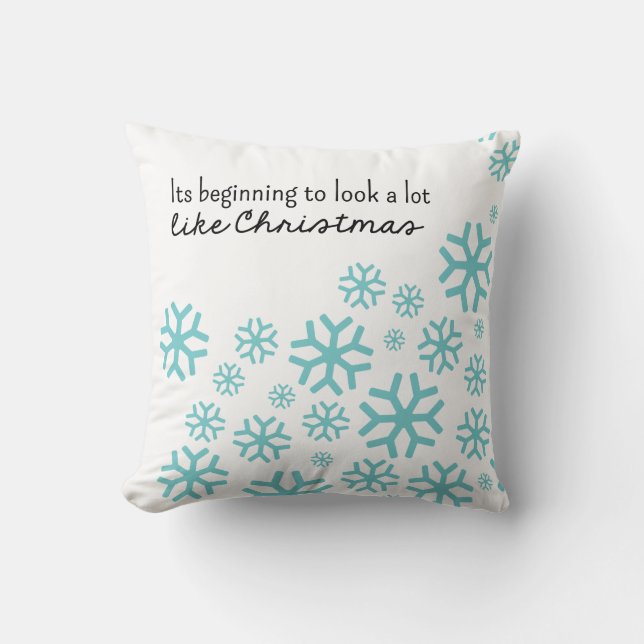 Beginn, wie Weihnachten | viel auszusehen Kissen (Vorderseite)