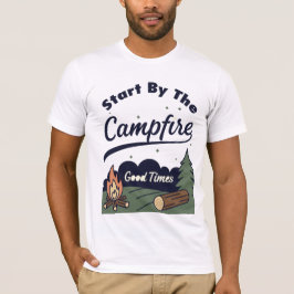Beginne bei Lagerfeuer Gute Zeiten T-Shirt