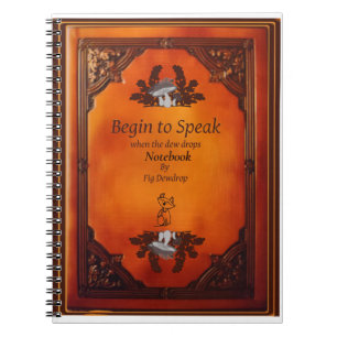 Beginne zu sprechen Notizbuch Notizblock