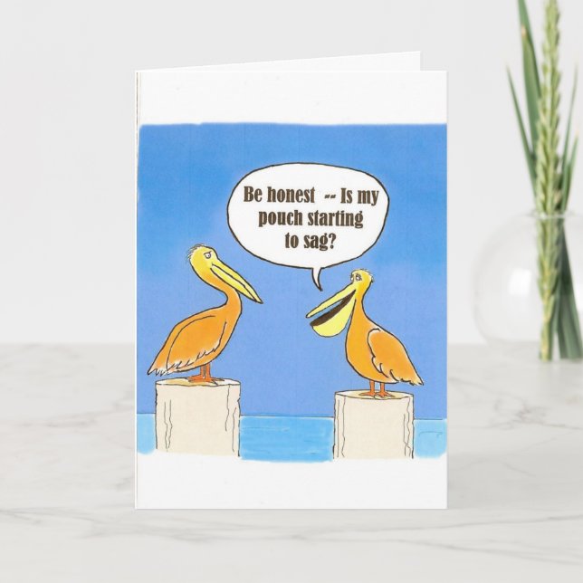 Beginnen, im hohen Alter abzusacken Karte (Vorderseite)