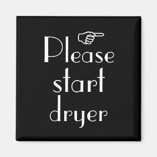 Beginnen Sie bitte trockenere Magnetschablone Magnet