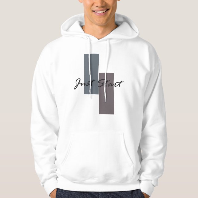 Beginnen Sie einfach mit einem inspirierenden Zita Hoodie (Vorderseite)