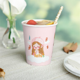 Beginnen Sie Ihren Morgen mit einem Lächeln mit di Pappbecher