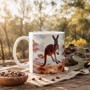 Beginnen Sie Ihren Morgen mit unserem Känguru-Mug! Kaffeetasse
