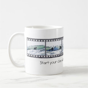Beginnen Sie Ihren Tag mit einer Welle - surfen Si Kaffeetasse