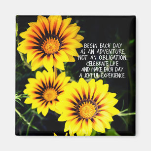 Beginnen Sie jeden Tag als Abenteuermagnet Magnet