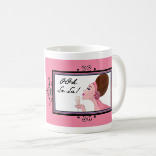 Beginnen Sie mit Kaffee, Ende mit Bubbly... Kaffeetasse