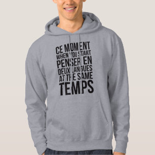 Beginnen Sie Penser en Deux Langues an den Hoodie