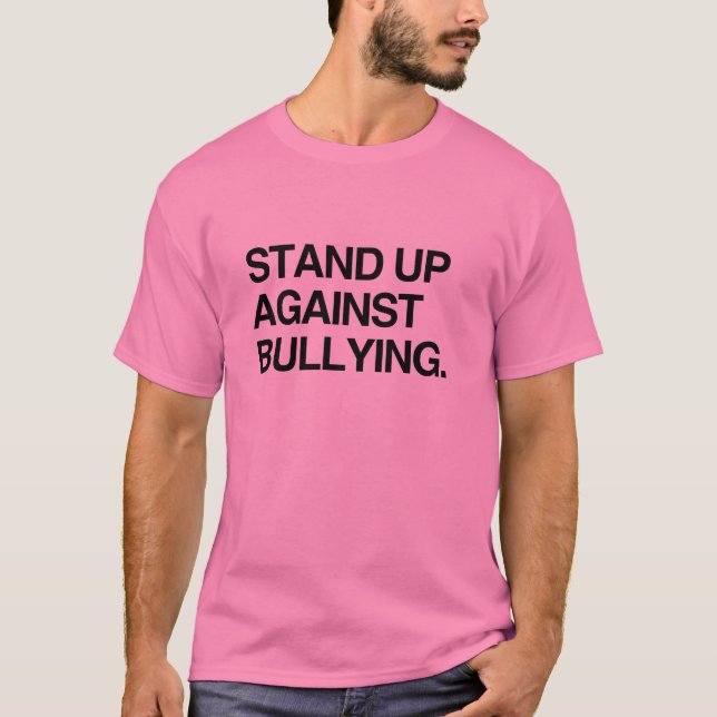 BEGINNEN SIE SICH GEGEN BULLING T-Shirt (Vorderseite)